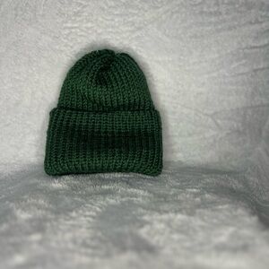 Cozy Green Knit Beanie
